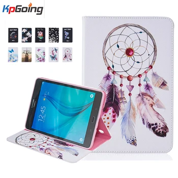 Fashion Cute Painted Flip PU Leather for Samsung Galaxy Tab A 8.0 T350 Case for Galaxy Tab A T355 Painting Case Cover Fundas