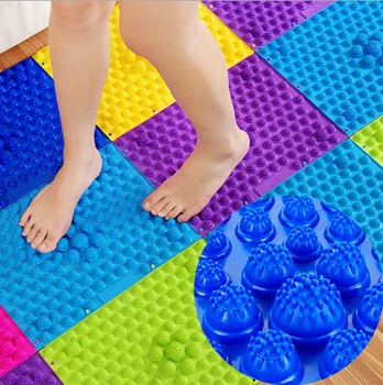 TPE Explosion Pebbles Foot Massager Yoga Mat Health Care Acupressure Massage Cushion Relaxing Muscles Enhance Blood Circulation