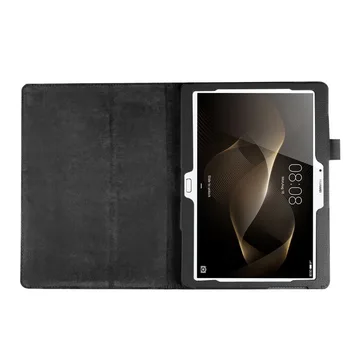 Luxury Business Litchi Skin Smart Leather Flip Fundas Case For Huawei MediaPad M2 M2-A01L M2-A01M M2-A01W 10.0 Tablet Cover Case
