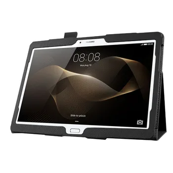 Luxury Business Litchi Skin Smart Leather Flip Fundas Case For Huawei MediaPad M2 M2-A01L M2-A01M M2-A01W 10.0 Tablet Cover Case
