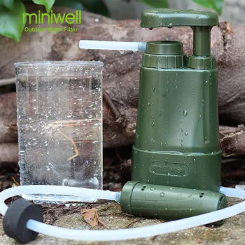 Camping equipment personal water purifier 0.01micron pumping water purification