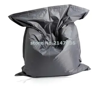 Dark grey fatball lazy boy beanbag chair with waterproof polyester , never tear bean bag sleeping chair
