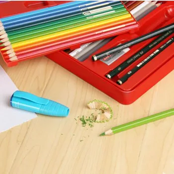 Oily color pencil hand-painted color art design classic red tin box 48 60 color lapis de cor faber castell/W16029