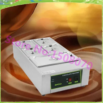 Big sale Factory price stainless steel electric 5 Pot commercial chocolate melting pot , machine for choolate melting
