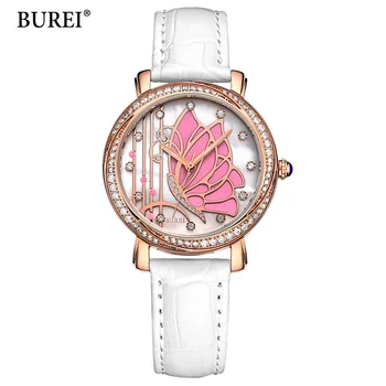Women Watches Brand BUREI Fashion quartz-watch Women's Wristwatch clock relojes mujer dress ladies watch Business montre femme