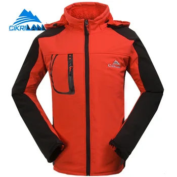Cikrilan Windstopper Breathable Doudoune Homme Camping Hiking Chaqueta Hombre Fishing Softshell Jacket Men Outdoor Sport Coat