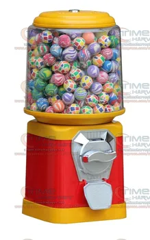 Coin Operated Tabletop Gumball Vending Machine Desktop Capsule Vending Cabinet Toy Penny-in-the-slot Coin Vendor