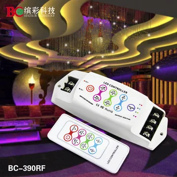 BC-390RF 8A 3 channels RF remote LED RGB controller 12V