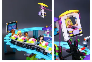 New LEPIN 01008 Amusement Park Roller Coaster Building Block Kits Blocks Bricks Girl Funny Toys 41130