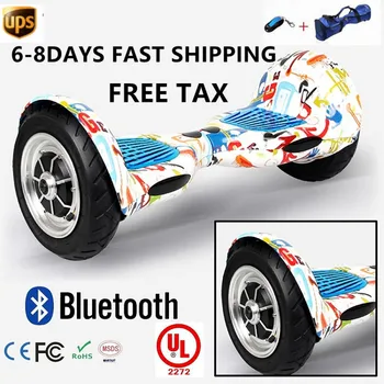 2017 350W 4.4ah 10 Inch Hoverboard Hover Board with Bluetooth Music