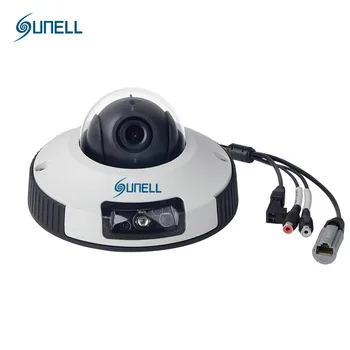 Zk20 Sunell 4MP 1080P Smart IP Outdoor Dome Mini Camera With 2.8mm Lens,H.264, Day night, IR Heater, PoE,ROI,HLC,Corridor mode
