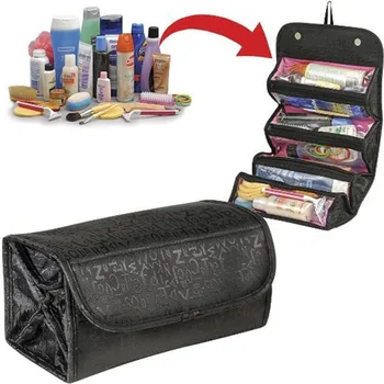 Hanging Travel Cosmetic Bag Women Zipper Makeup Case Letter Make Up Bags Necessaries Organizer Storage Pouch Toiletry Bag