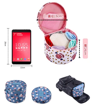 2017 Travel Necessity Women Bag Storage For Underwear Clothes Lingerie Bra Organizer Cosmetic Bags Suitcase Makeup Case 6 Color