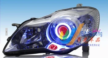 Corolla EX headlight,2002~2006/2011~2012/2013~2016,! Corolla EX fog light,2ps/set+2pcs Aozoom Ballast,