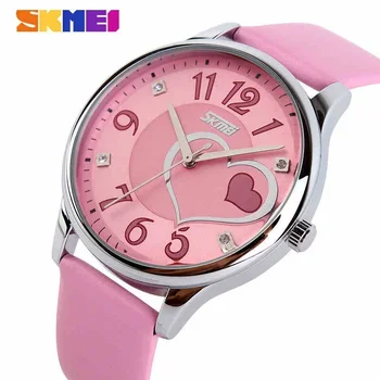 Watch Women SKMEI Luxury Brand Fashion Quartz Watch Women Ladies Leather Watches Casual Clock Female Dress Gift Relogio