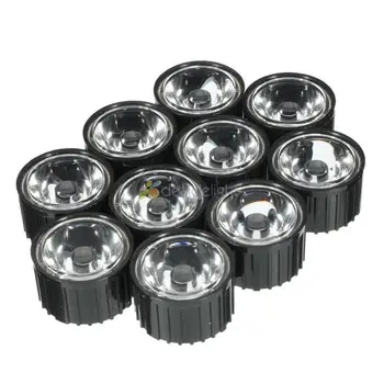 10pcs 20mm 60 degrees LED Lens Reflector For 1W 3W 5W High Power LED Lamp Light