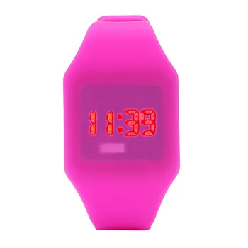 Men's Women's Silicone LED Watch Fashion Rubber Casual Sports Bracelet Digital Wrist Watches Relogio Masculino Oct21