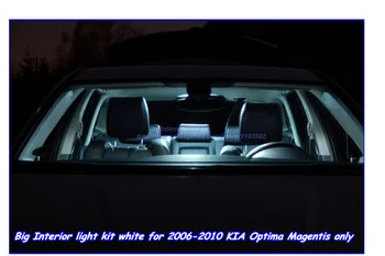 Car LED light bulb for KIA Optima/Magentis 2006-2010,White Xenon Interior lighting lamp for KIA Optima/Magentis 2nd Generation