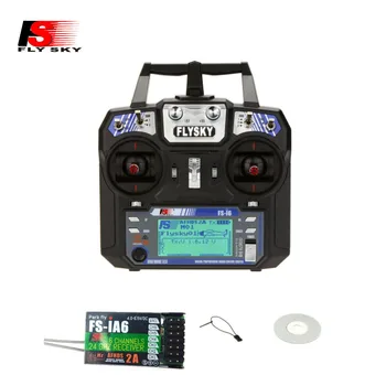Flysky FS-i6 FS I6 2.4G 6ch RC Transmitter Controller with LCD Display FS-iA6 Receiver For RC Helicopter Plane Quadcopter drone