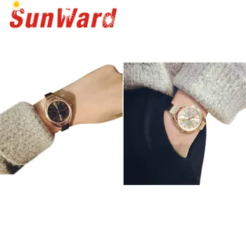Sunward Relogio Feminino Fashionable Fine Temperament Bracelet Big Dial Ladies Women Watches Horloge 17May2