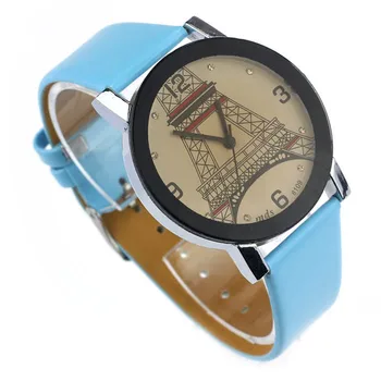 Fashion Women Men Unisex Tower three-pin Wrist watches Students Gift #3522 Brand New Luxury KB