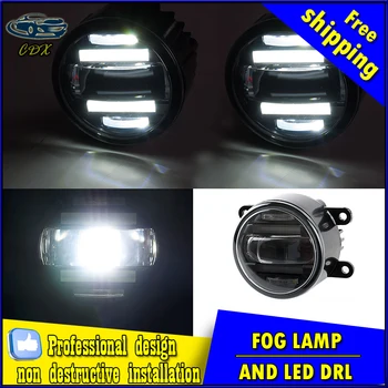 Car-styling LED fog light for Honda spirior 2009-13 LED Fog lamp with lens and LED day time running ligh LED DRL car accessories
