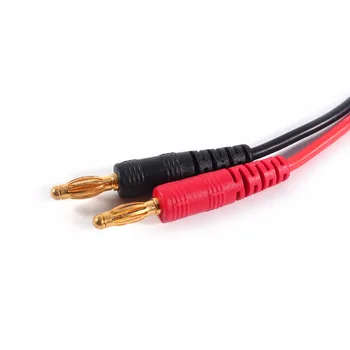 RC XT60 Connector to 4mm Banana Bullet Wire Plug Charge Cable Adapter 15cm 16awg Silicone Wire Cord New