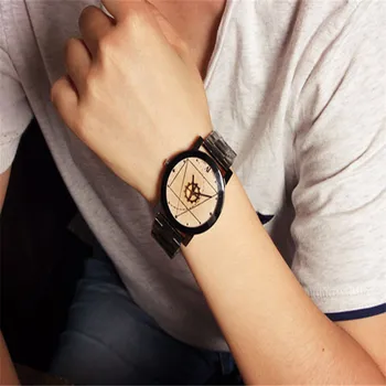 2017 Men's Watches Stainless Steel Quartz Wrist Fashion Watch Stainless Steel Man Quartz Analog Wrist Mujer Clock