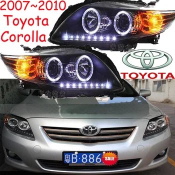 Corolla headlight,2007~2010/2011~2013,! Corolla fog light,2ps/set+2pcs Aozoom Ballast,Altis