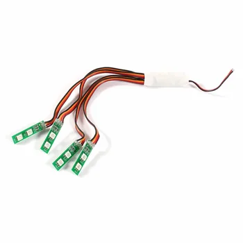 12V LED Light Strip Night Light With Flashing Controller for RC Quadcopter multi-axle Drone yi tuo si D3