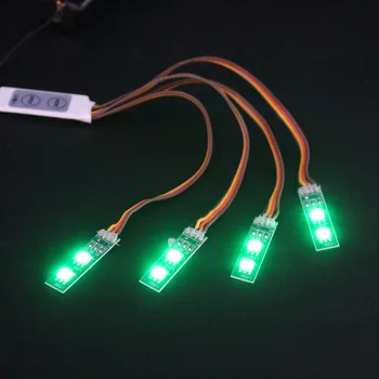 12V LED Light Strip Night Light With Flashing Controller for RC Quadcopter multi-axle Drone yi tuo si D3