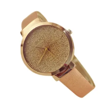 Women Quartz Watches Luxury Sands Starry Simple Temperament Girl Wrist Watch 2016 Dress Casual Watch