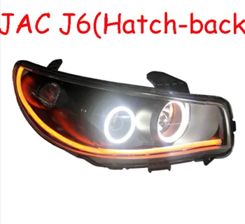 JAC J5 headlight,hatch-back car,HeYue,RS,Fit for LHD,! JAC J5 fog light,2ps/set+2pcs Aozoom Ballast; J5,JAC RS