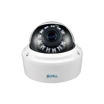 Zk19 Sunell HD 2MP 1080P 4x Zoom Varifocal Lens Onvif POE IR Dome Network IP Security Smart CCTV Camera Vandalproof &Waterproof