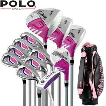 Brand POLO. Ladies golf clubs complete golf sets Women womens female golf clubs complete full set