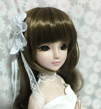 FULL SET Top quality 60 cm pvc doll 1/3 girl bjd wig clothes shoes all included!night lolita reborn baby doll wedding price shas