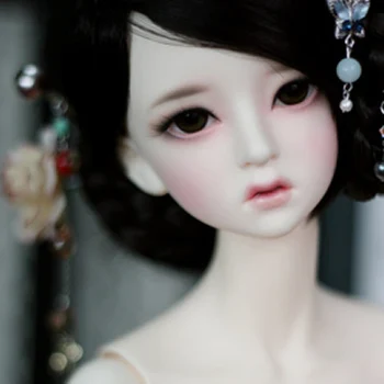 FREE makeup&eyes included!top quality 1/3 girl female doll Littlemonica Ryuhwa gifts model manikin