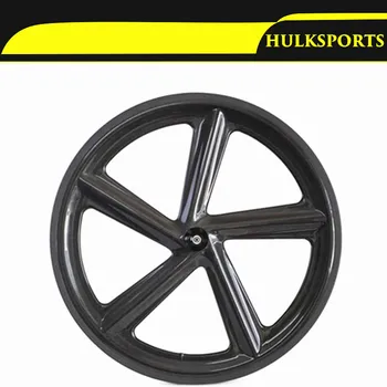 OEM 5 Spoke Carbon Wheel Clincher 66mm Depth 23mm Width Toray T700 Carbon Five Spoke Wheels 700C Cycling Wheels