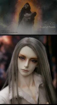 Face makeup and eyes included !top quality 1/3 bjd big male doll Photon-Angel of Death 70cm sd soom doll manikin