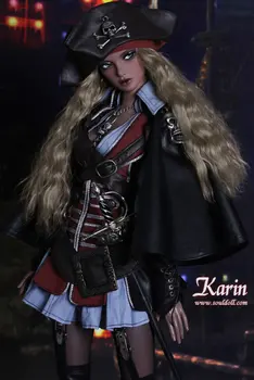 Face makeup and eyes included ! top quality 1/3 bjd big female doll Soul-Zenith karin tan black 65cm soom manikin