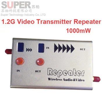 1G 1.1G 1.3G 1W CCTV transfer server video relay repeater 1.2G transmitter repeater 1.2G wireless video audio repeater for cctv
