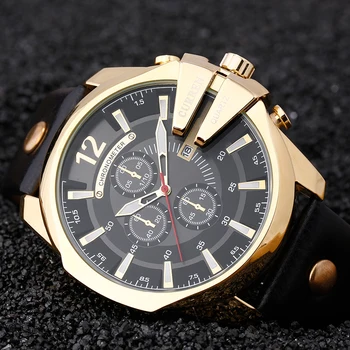 Relogio Masculino CURREN Men Watches 2016 Top Luxury Popular Brand Watch Man Quartz Gold Watches Men Clock Men's Watch 8176