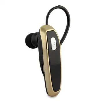 Mono Bluetooth Handsfree for Mobile Phone Headset Golden Headphone