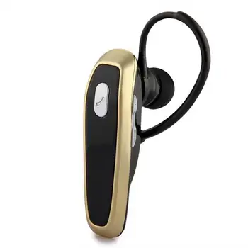 Mono Bluetooth Handsfree for Mobile Phone Headset Golden Headphone