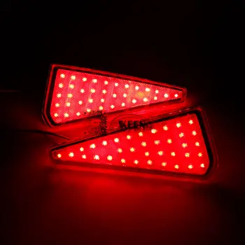 Red LED Driving Brake Stop Tail Fog Lights for Toyota Noah/Voxy Assembly Car Styling Auto Rear Bumper Reflectors Light