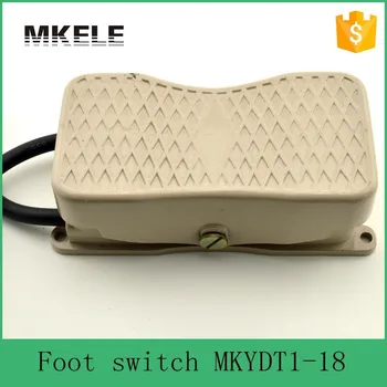 MKYDT1-18 Dual Action 10 15A low price popular household Antislip Non Latching Momentary foot switch for Motor Control