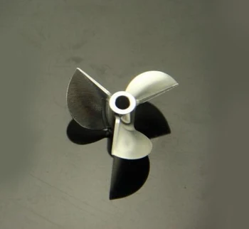 CNC Aluminum alloy 3-blades paddle propellers for RC Boat Reverse/negative D32/36/38/40/48/54/55mm special for racing