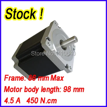 In Stock! Step motor 34HT9345 4.5 A 450 N.cm with 3 lead wires and step angle 1.2 degree