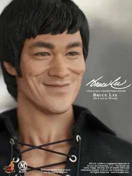 1/6 scale figure doll Kung fu star Bruce Lee In Casual Wear 12