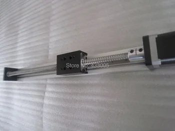 High Precision CNC SGX 1204 Ballscrew Sliding Table effective stroke 700mm+1pc nema 23 stepper motor XYZ axis Linear motion